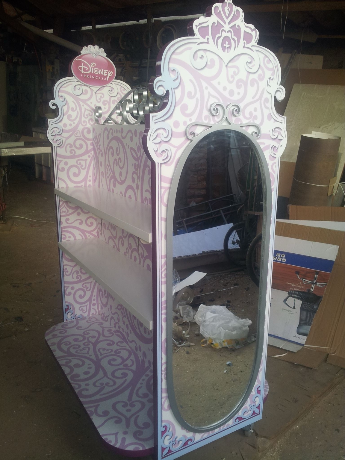 Exhibidor Disney Princesa con espejo